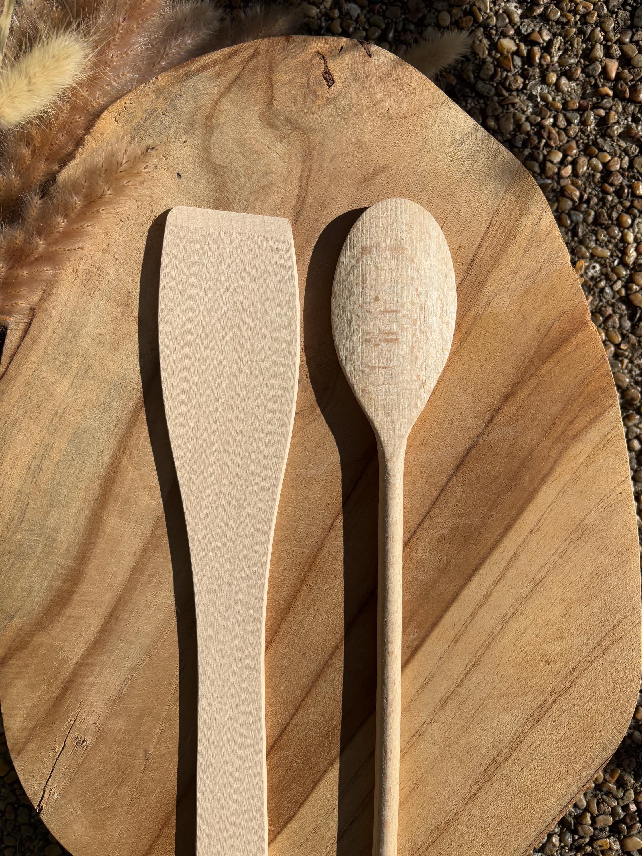 Cuillère en bois personnalisé spatule en bois personnalisé
