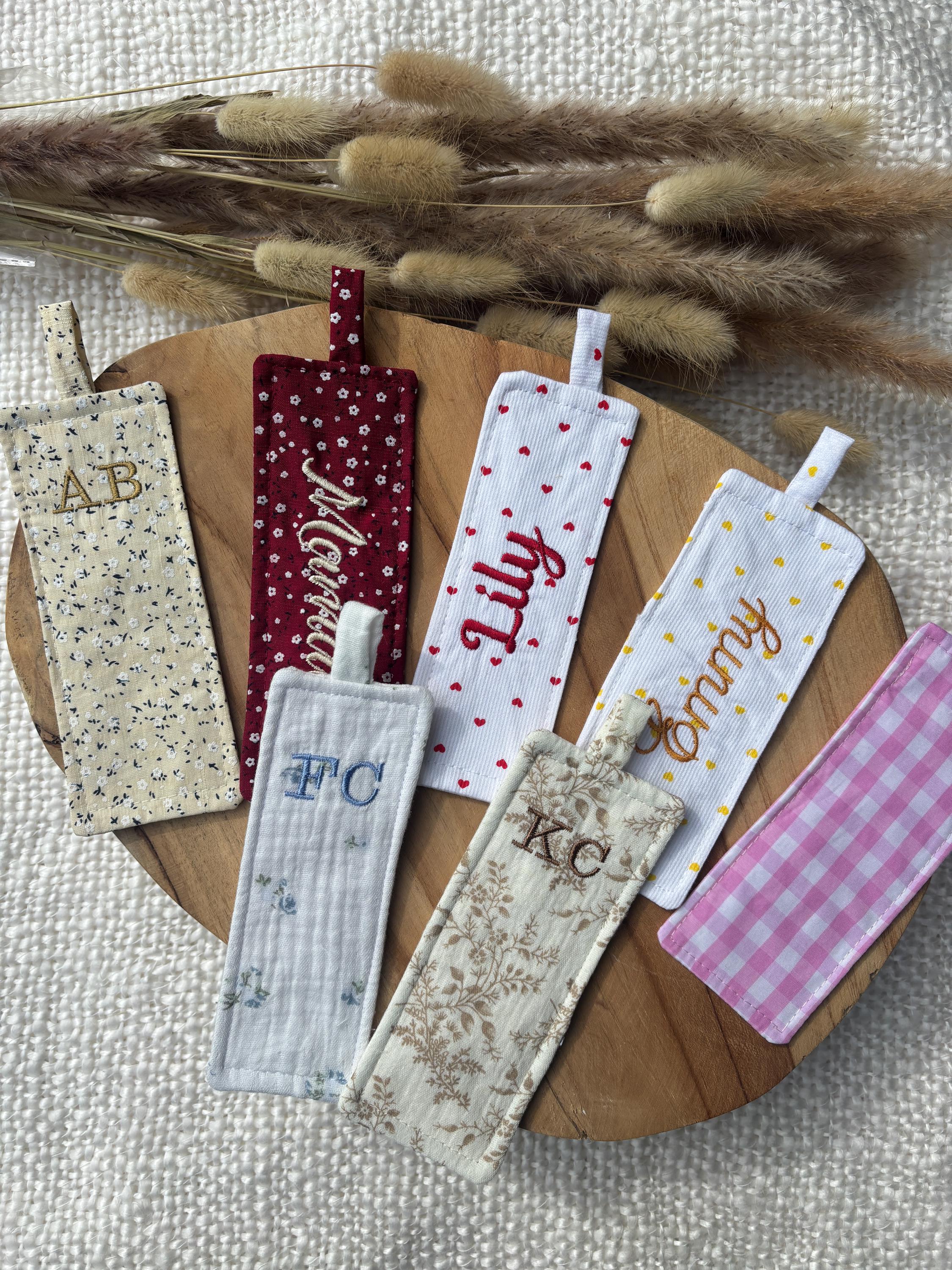 Marque page personnalisé en tissu