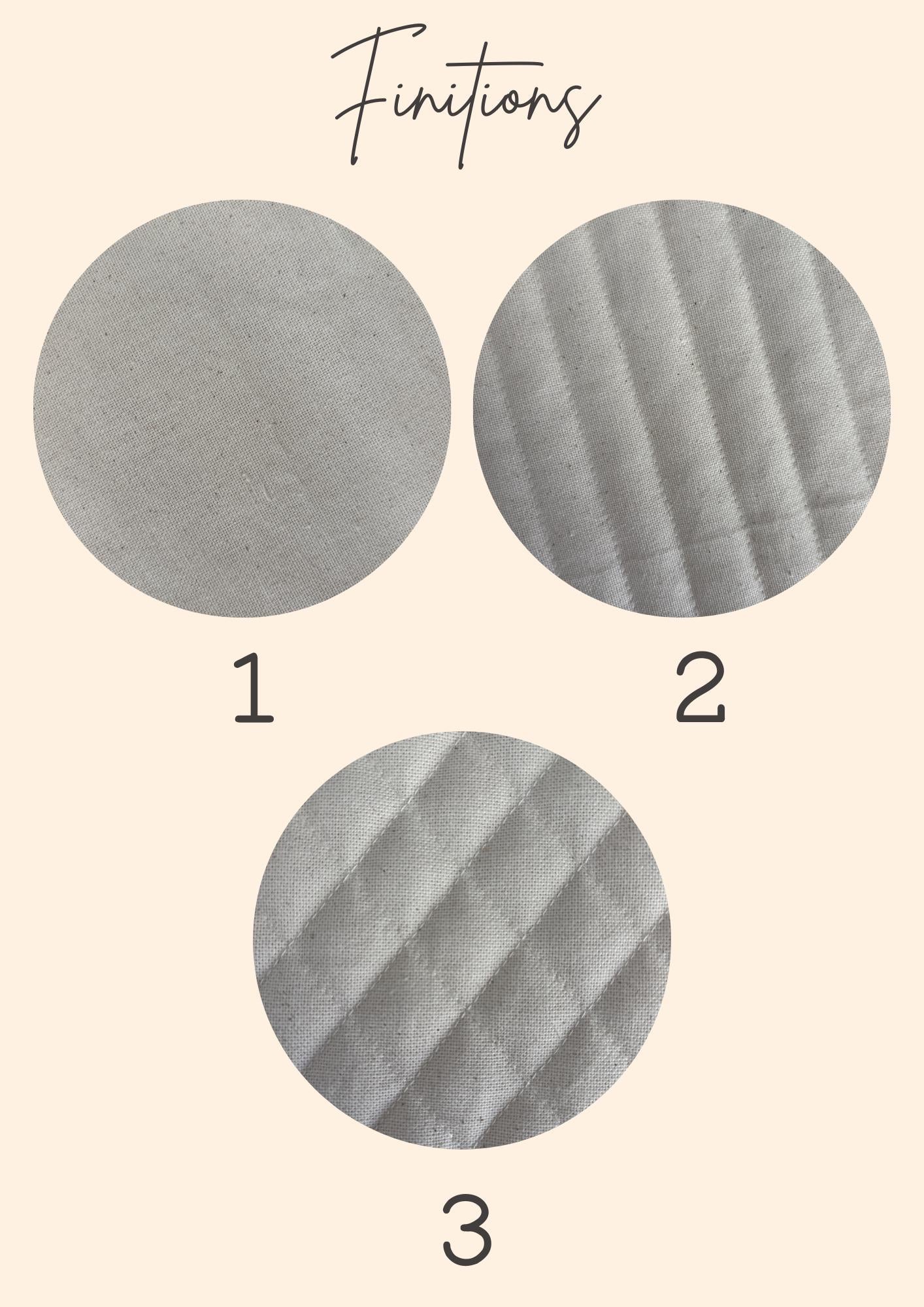 Pochette livre ou liseuse en coton molletonnée