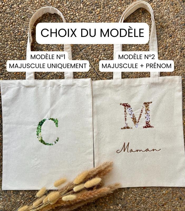 Tote bag personnalisé brodé