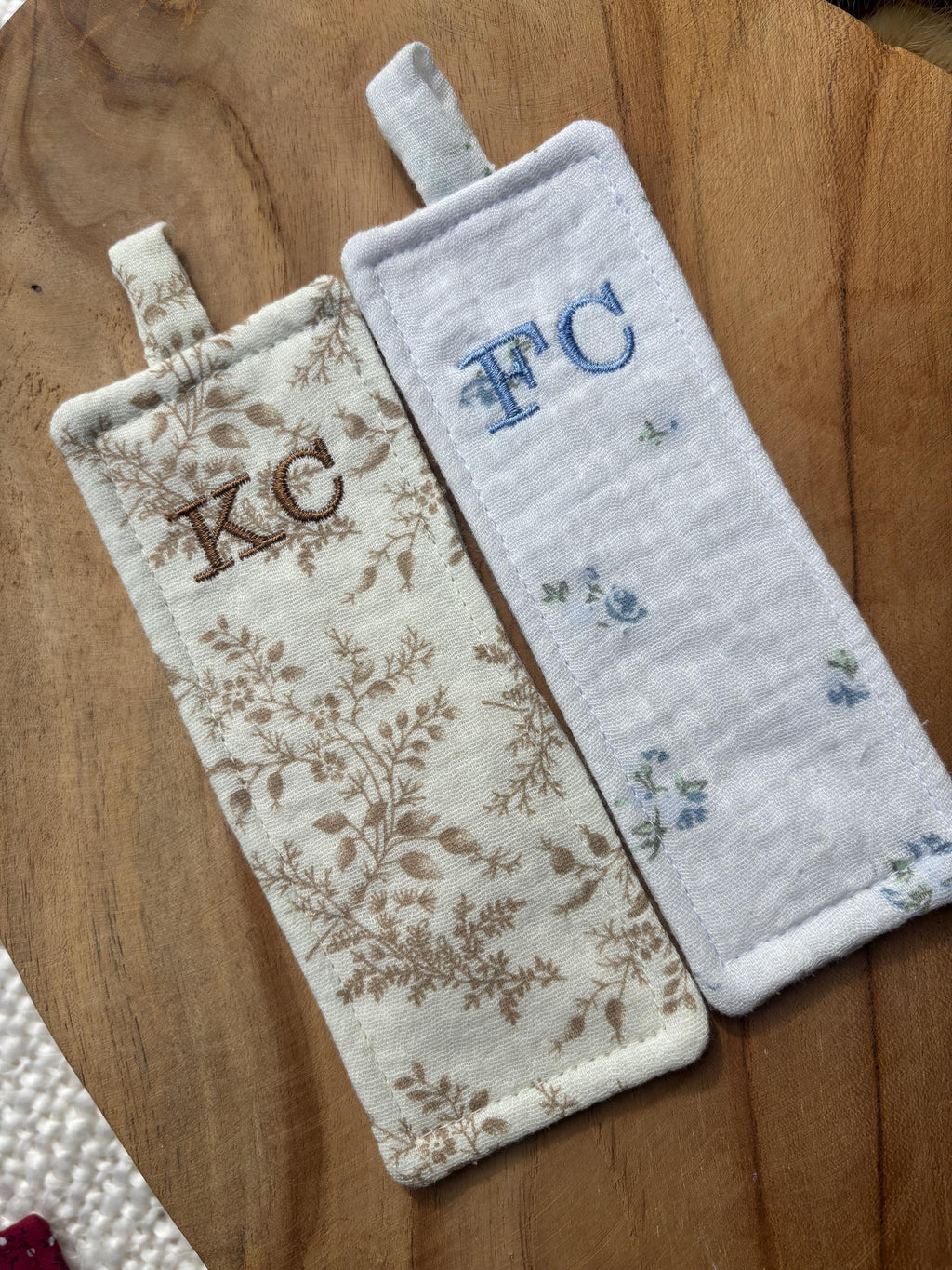 Marque page personnalisé en tissu