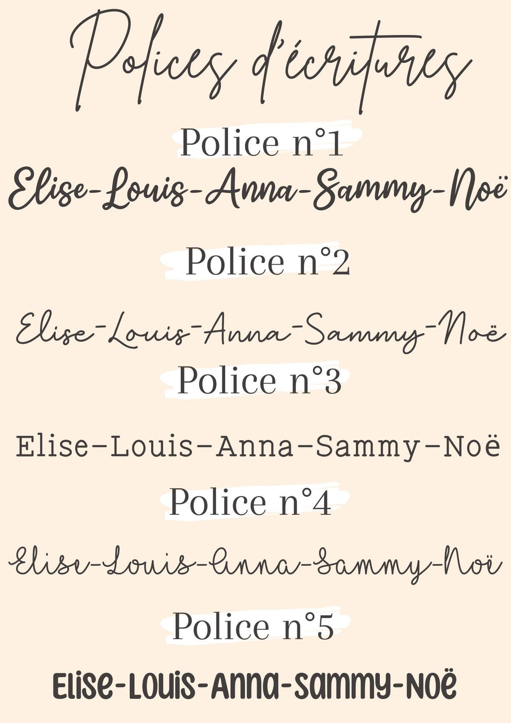 Mug personnalisé minimaliste avec prénoms et mains