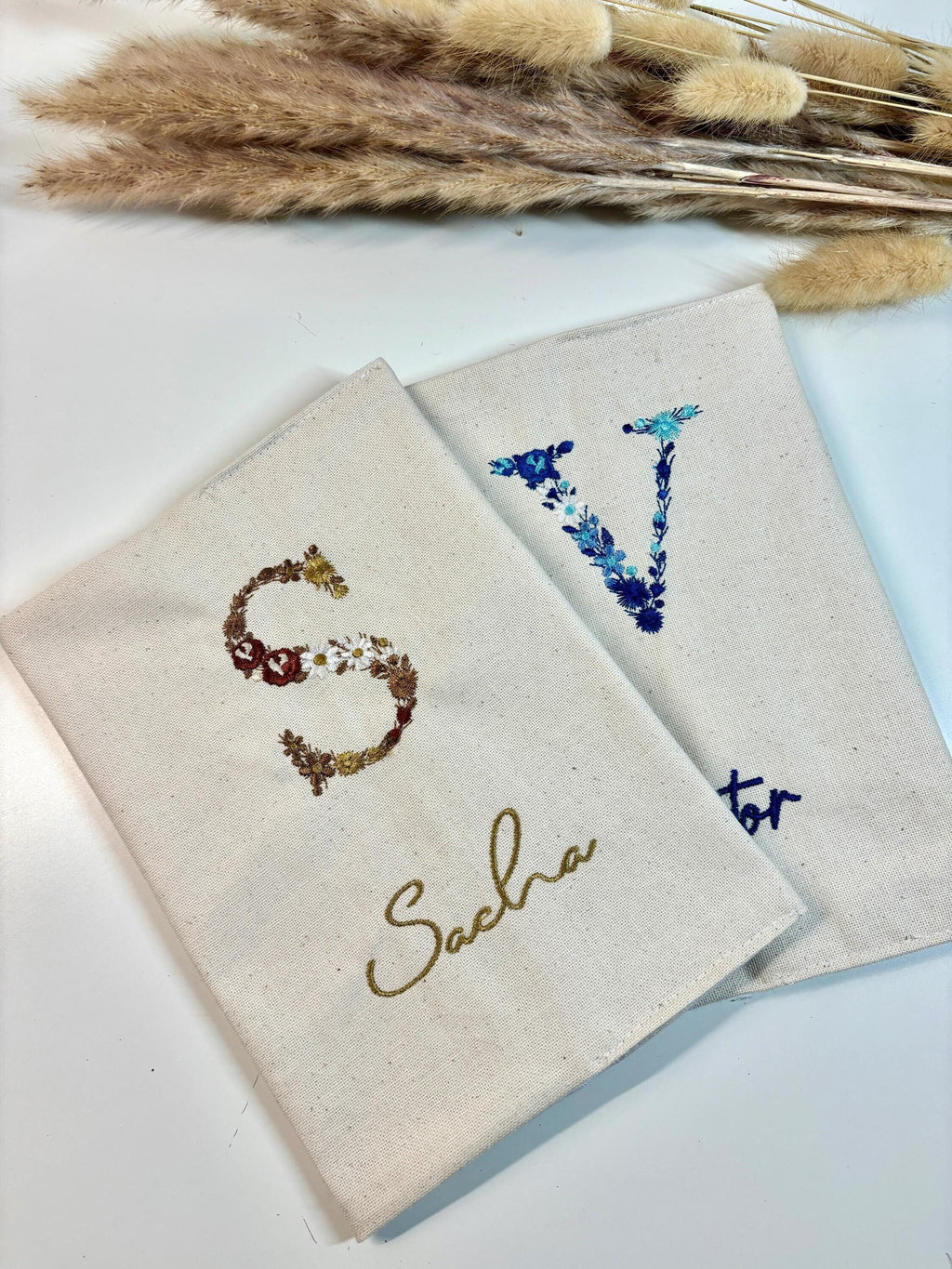 Protège carnet de santé personnalisé brodé