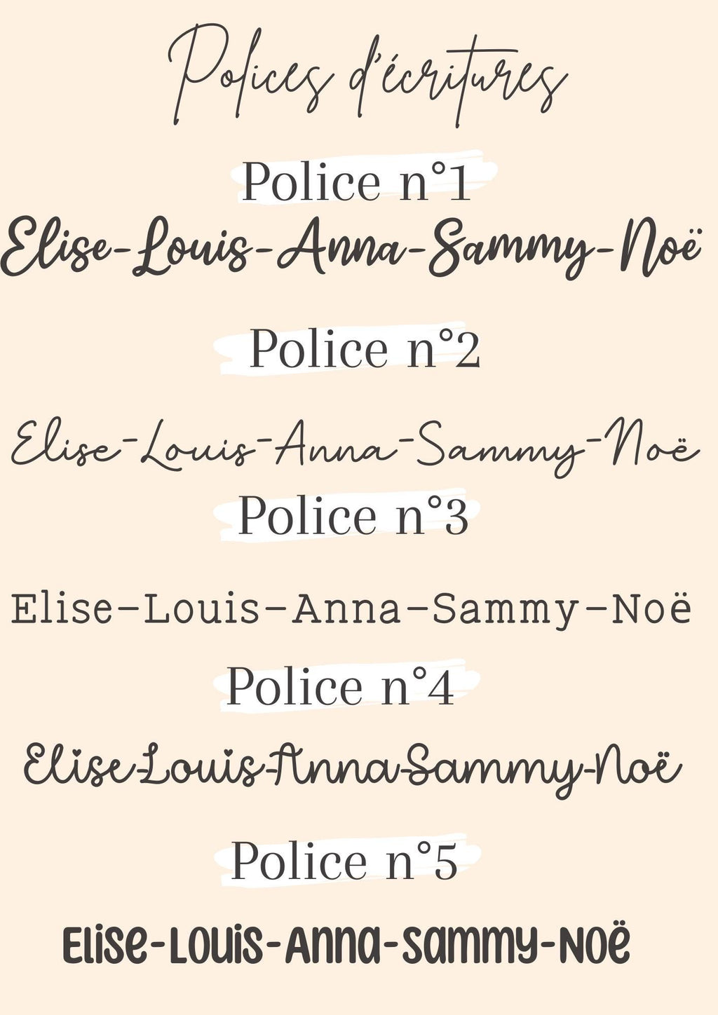 Pochette personnalisé avec animaux et lune