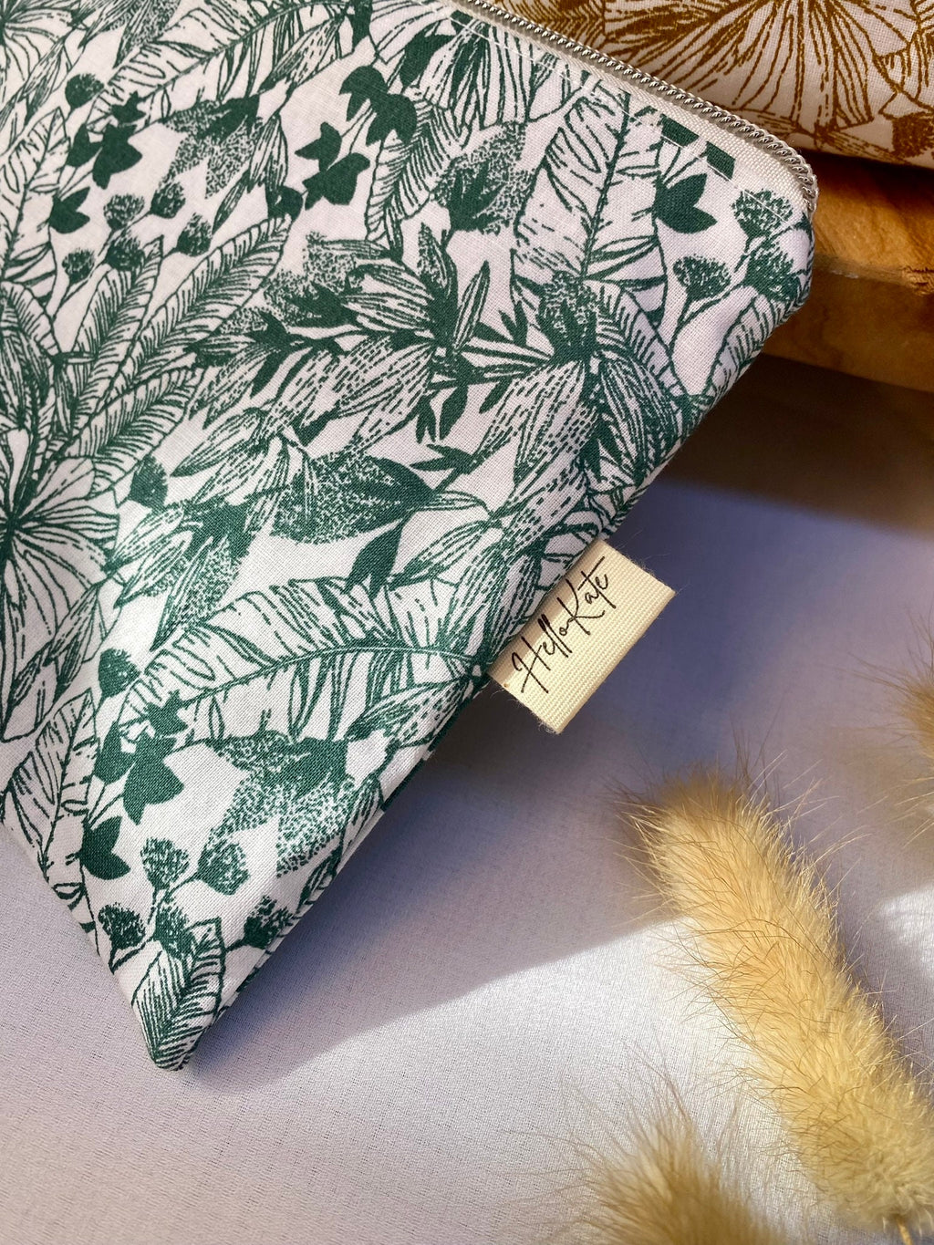 Trousse personnalisée différents formats tissu jungle