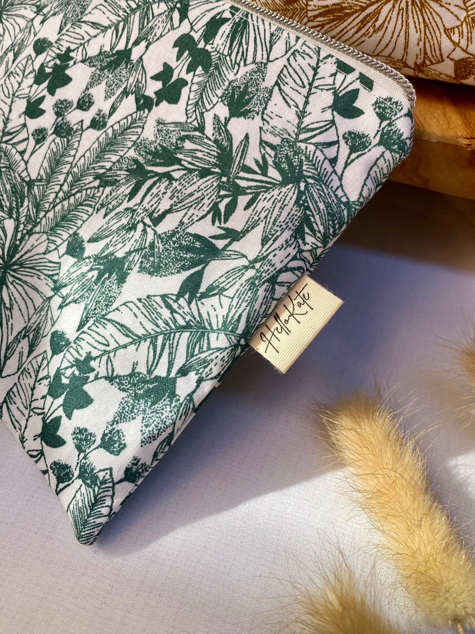 Trousse personnalisée différents formats tissu jungle