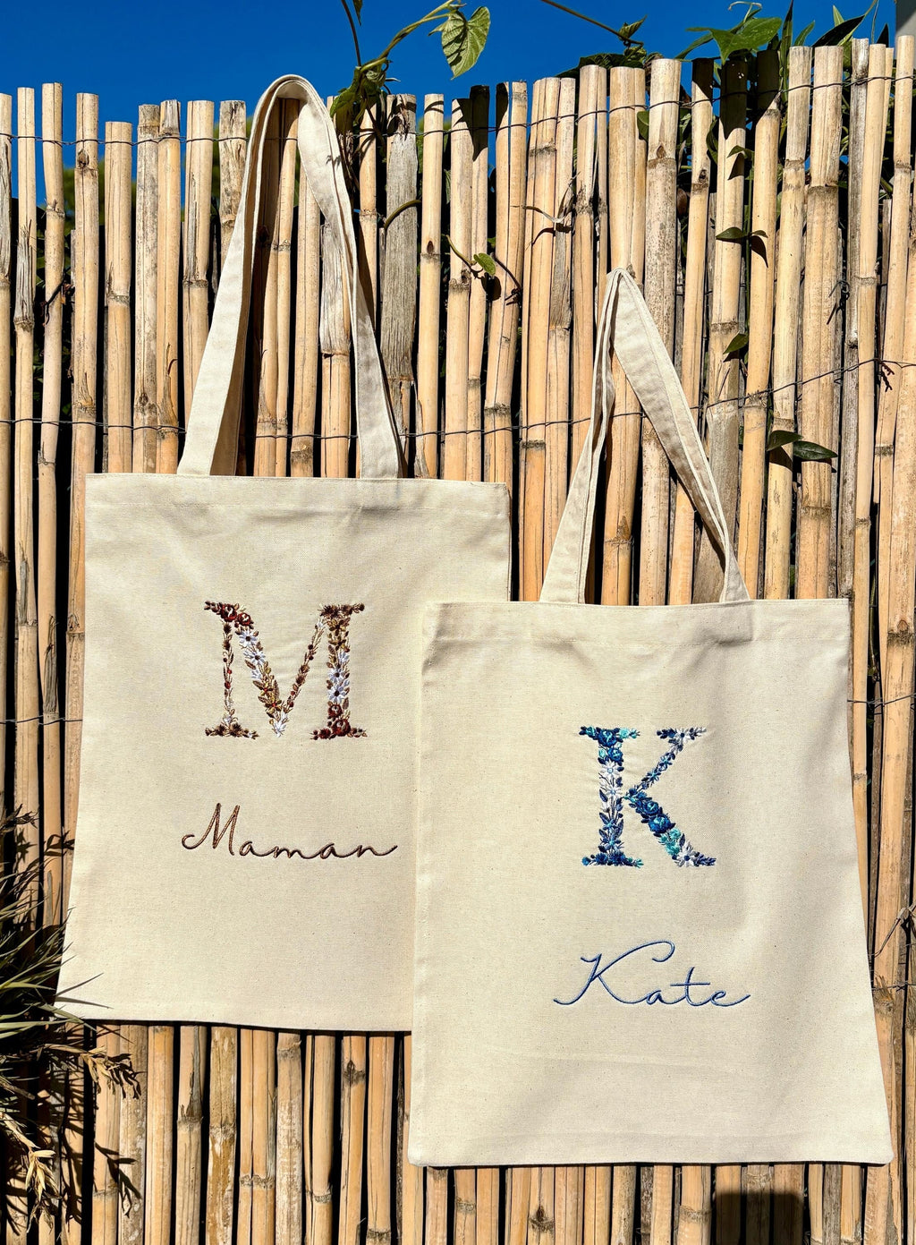 Tote bag personnalisé brodé