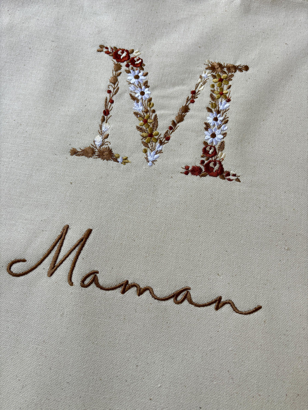 Tote bag personnalisé brodé