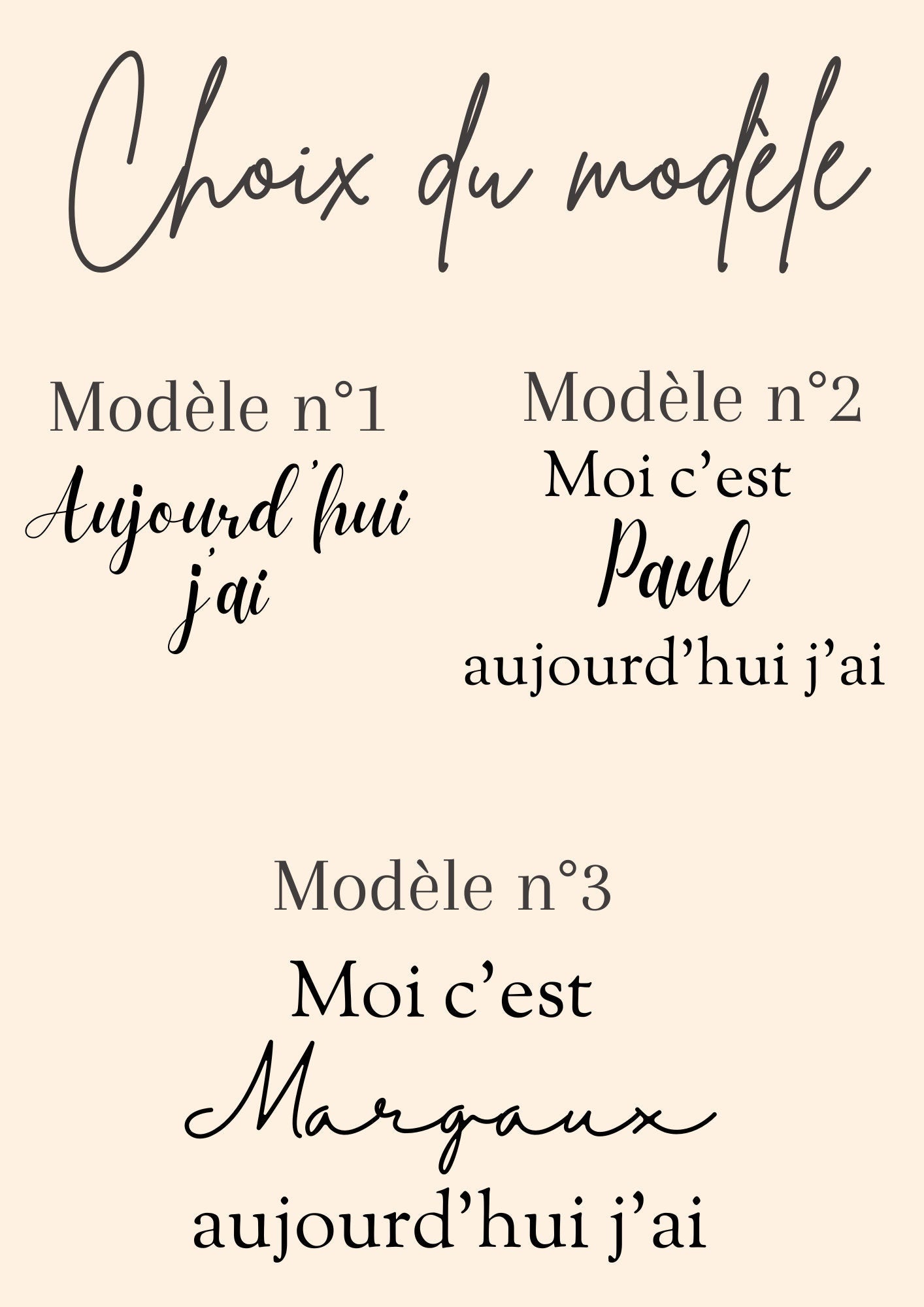 Carte étape bébé personnalisée bois effaçable