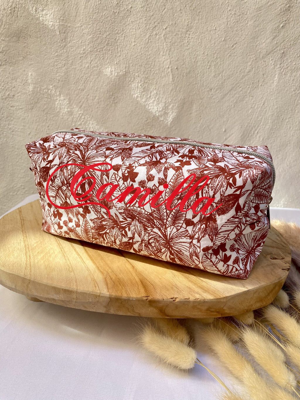 Trousse personnalisée différents formats tissu jungle