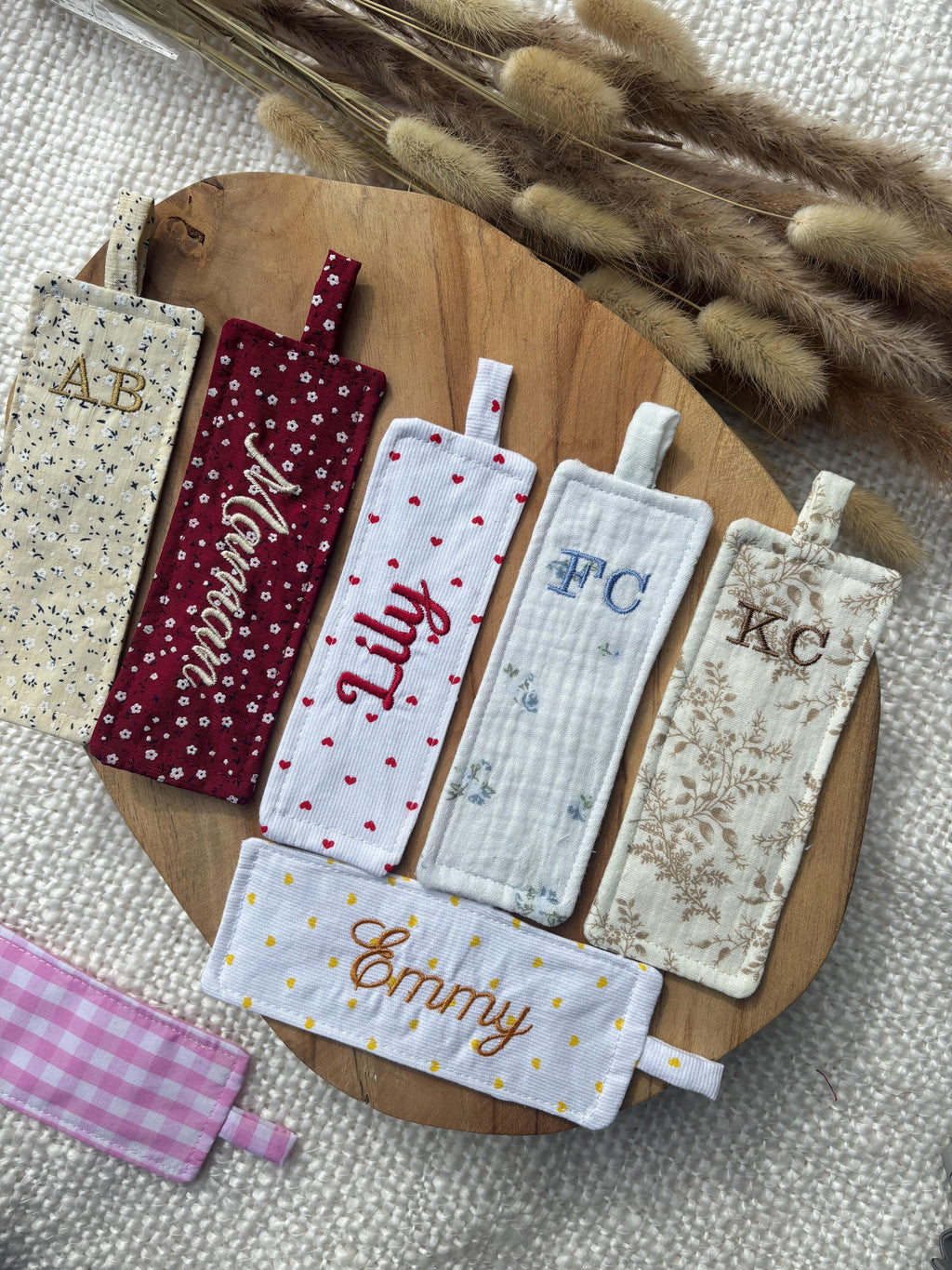 Marque page personnalisé en tissu