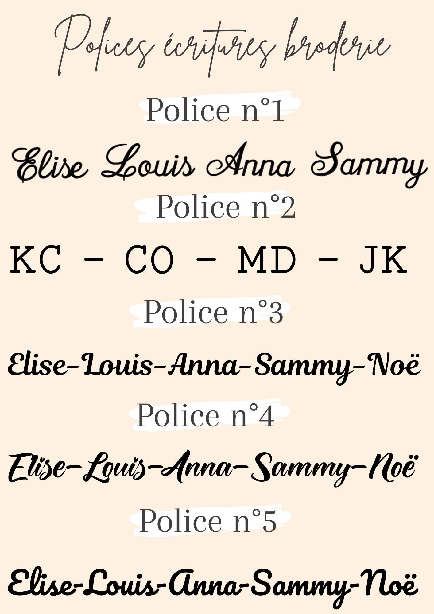 Trousse de toilette personnalisée avec broderie en double gaze de coton