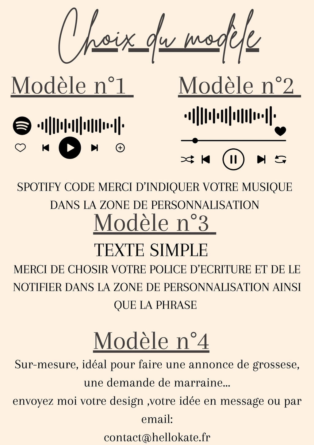 Porte-clé personnalisé en bois Spotify Code