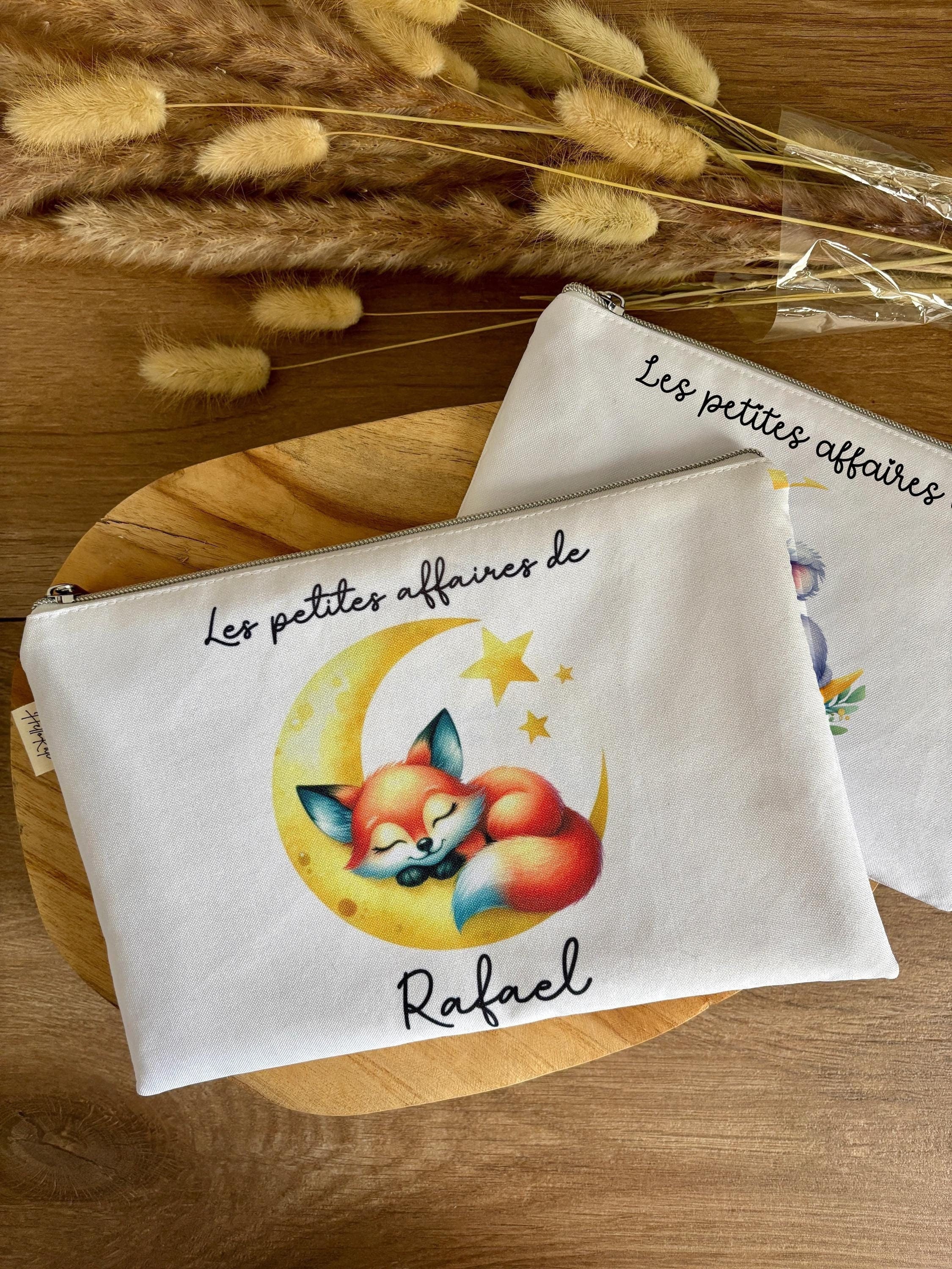Pochette personnalisé avec animaux et lune