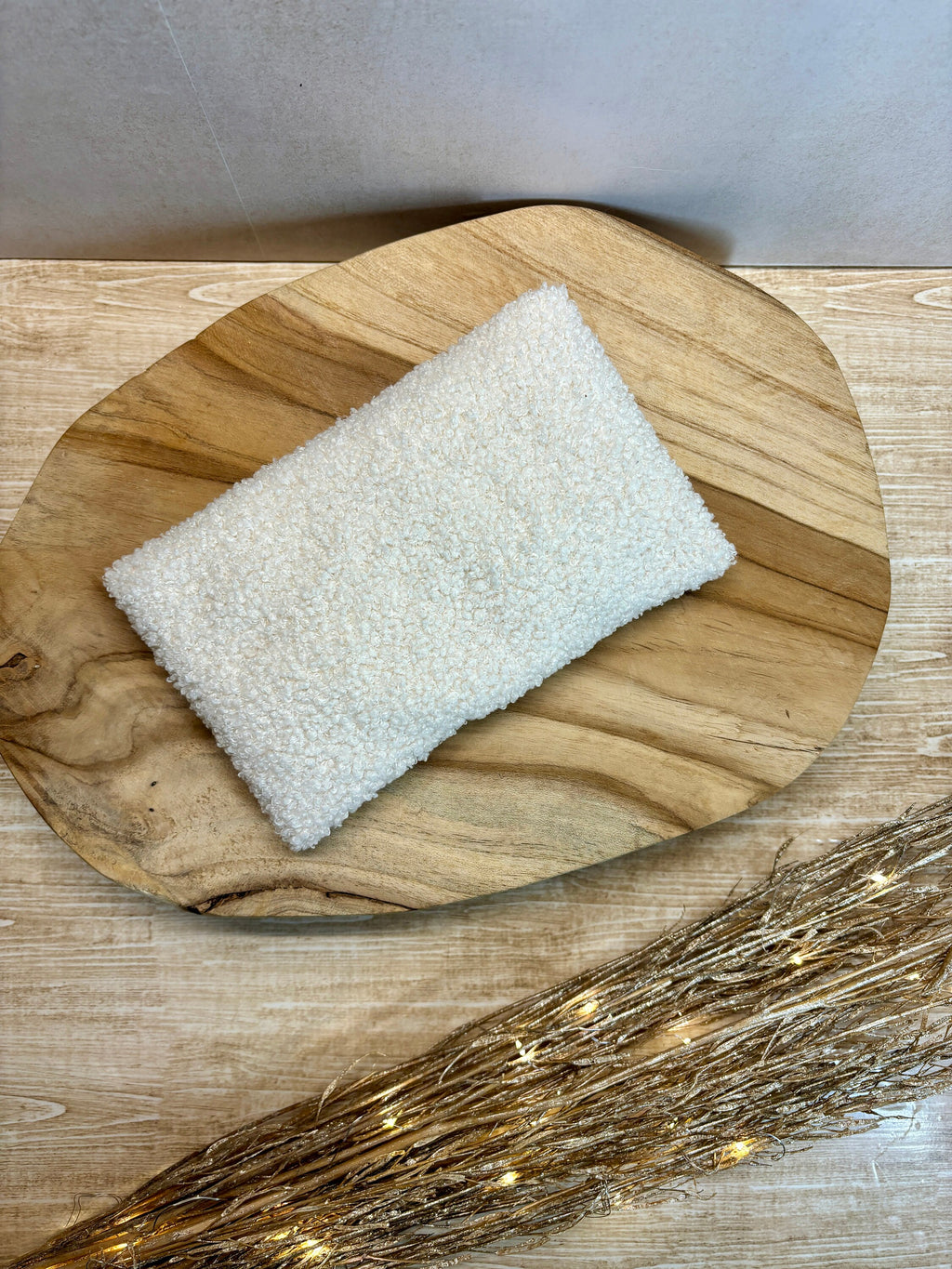 Bouillotte sèche personnalisée en tissu bouclette