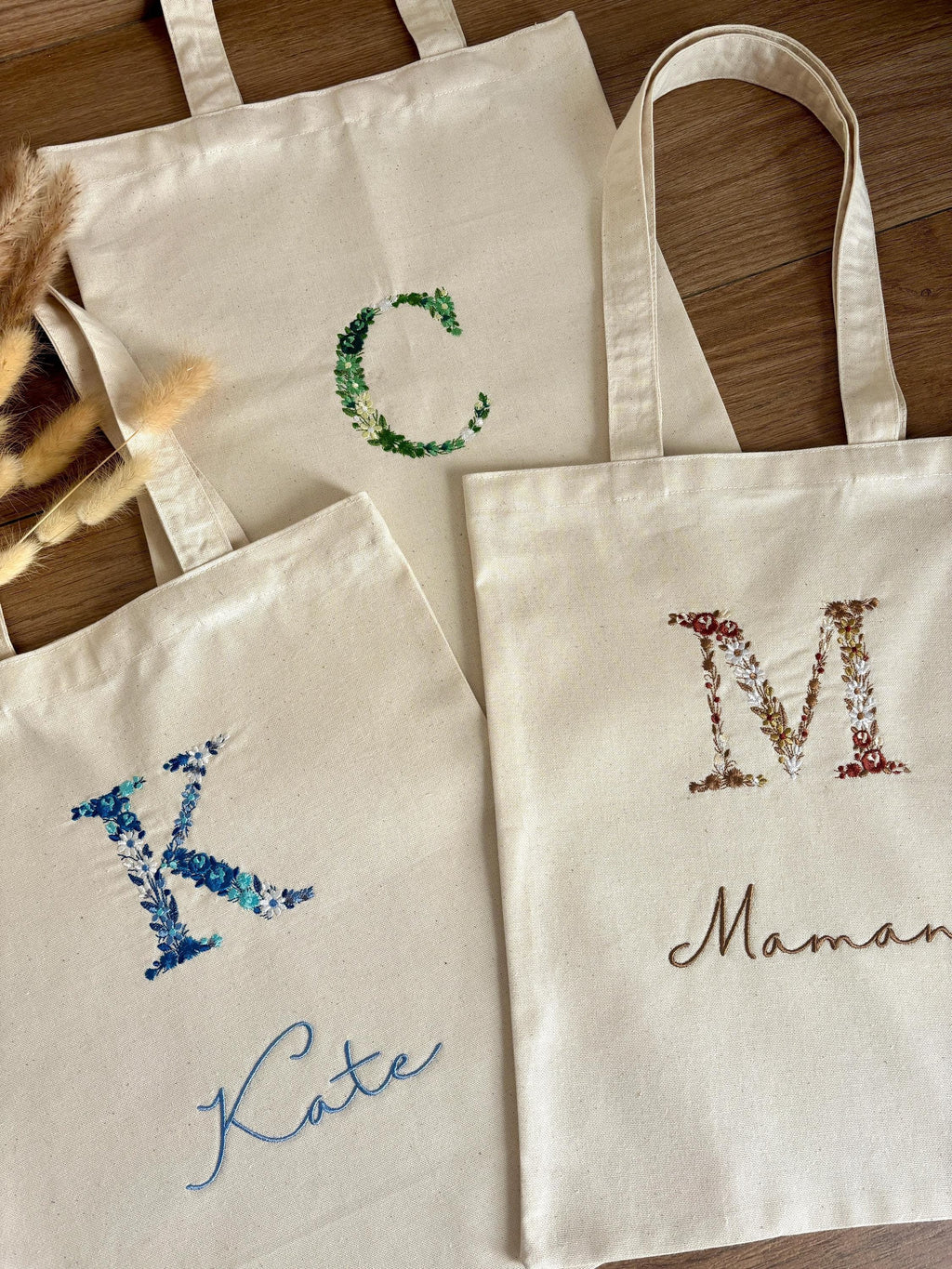 Tote bag personnalisé brodé