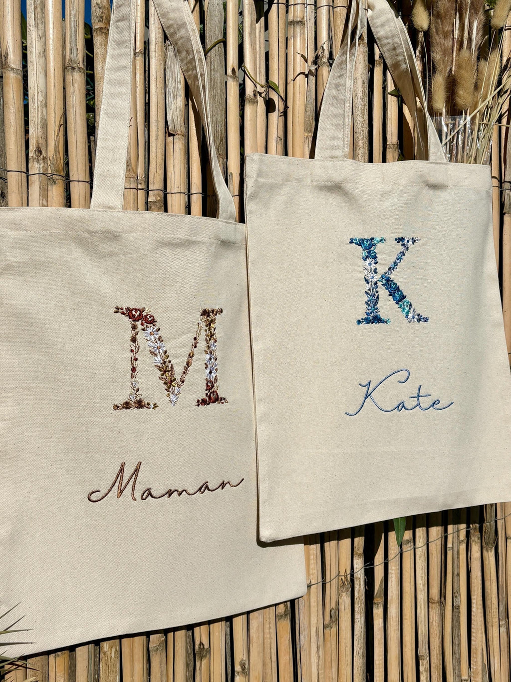 Tote bag personnalisé brodé