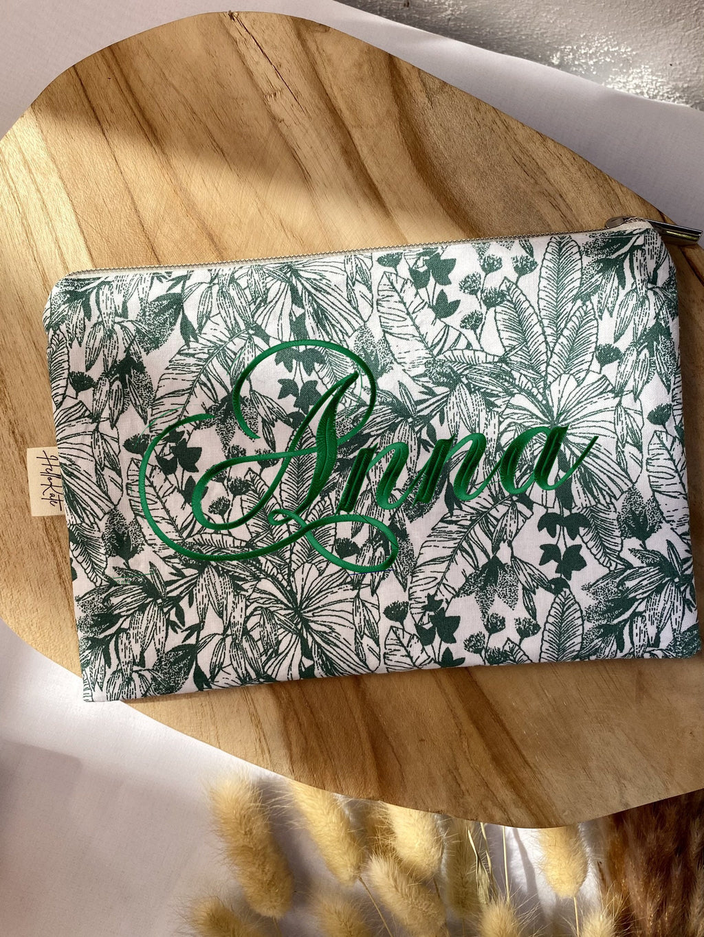 Trousse personnalisée différents formats tissu jungle