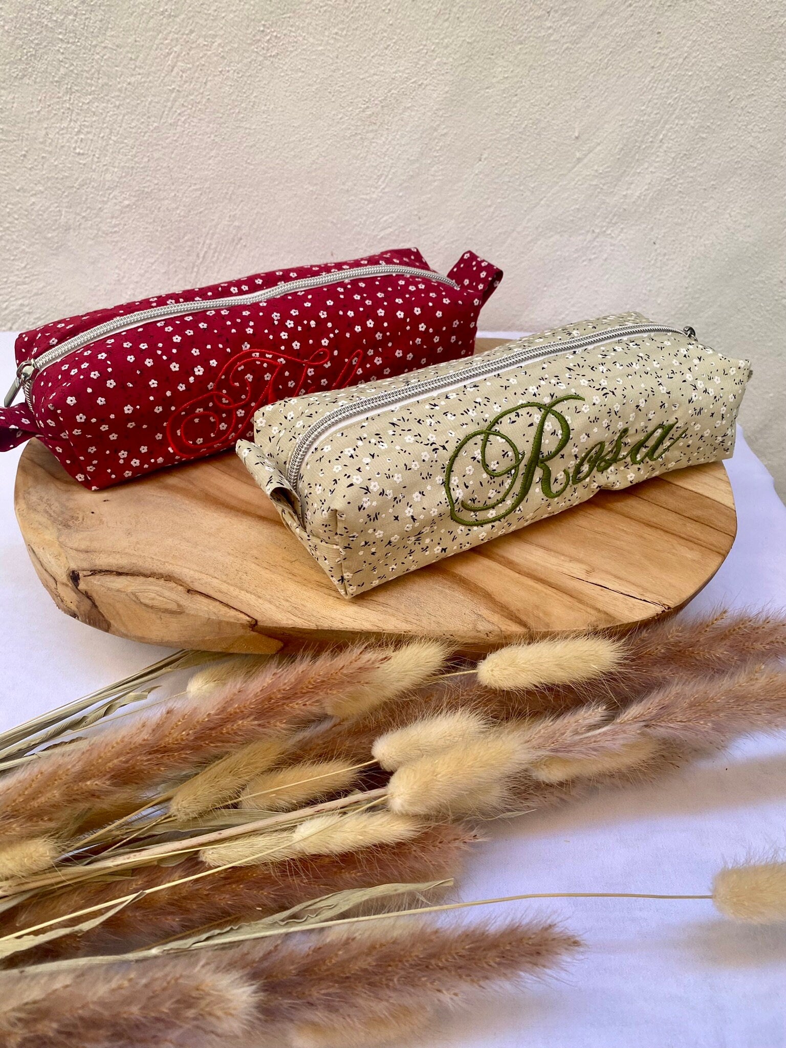 Trousse d'école en tissu Personnalisée