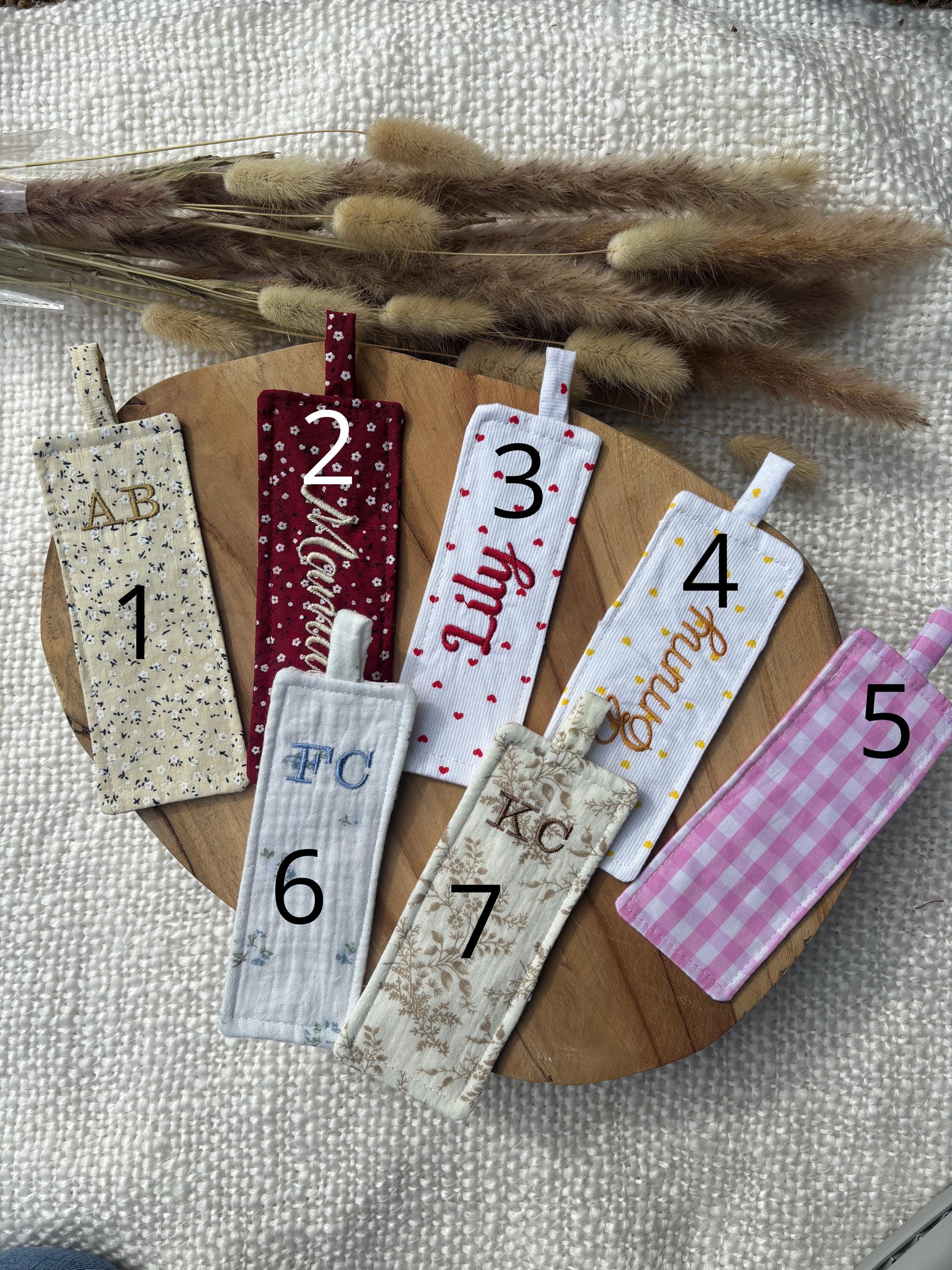 Marque page personnalisé en tissu