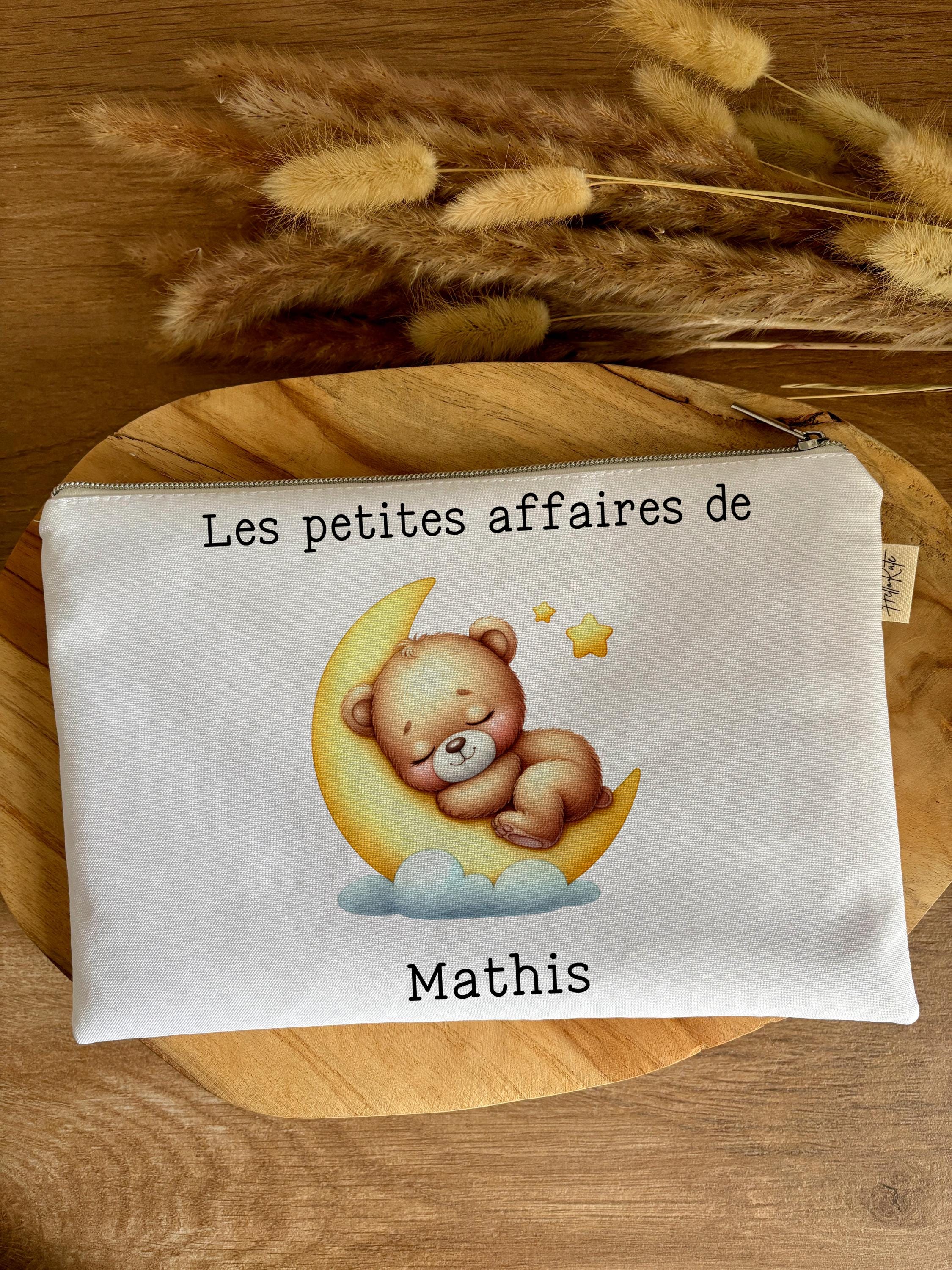 Pochette personnalisé avec animaux et lune