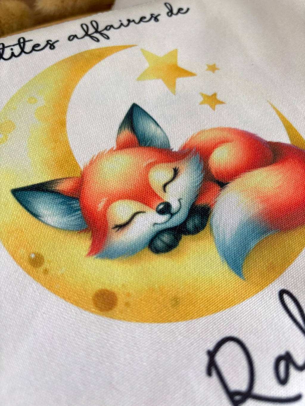 Pochette personnalisé avec animaux et lune